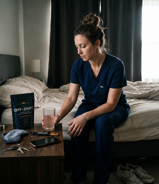 Cooldown Off-Shift — Day-Sleep Drink Mix for Night Shift Workers