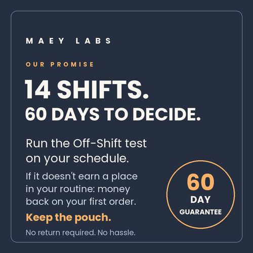Cooldown Off-Shift — Day-Sleep Drink Mix for Night Shift Workers