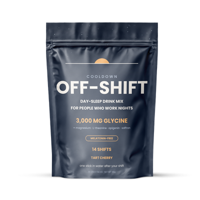 Cooldown Off-Shift — Day-Sleep Drink Mix for Night Shift Workers