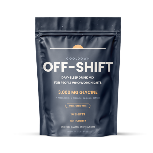 Cooldown Off-Shift — Day-Sleep Drink Mix for Night Shift Workers