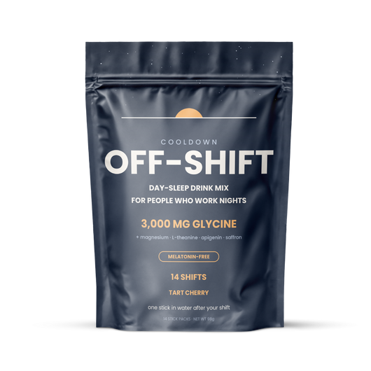 Cooldown Off-Shift — Day-Sleep Drink Mix for Night Shift Workers