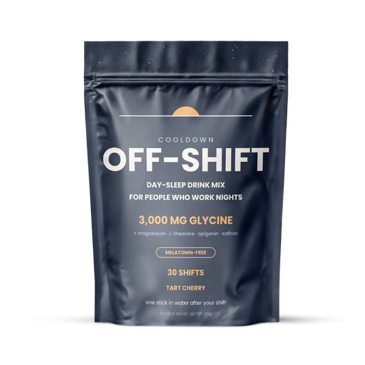 Cooldown Off-Shift — Day-Sleep Drink Mix for Night Shift Workers
